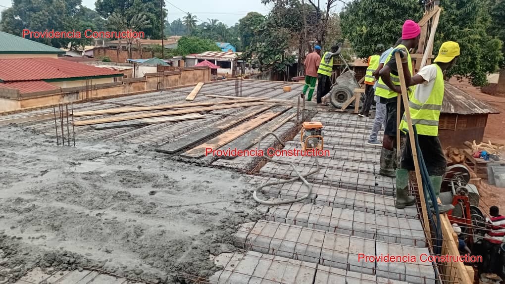 Coulage dalle béton armé